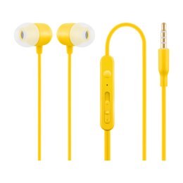 Acme Europe słuchawki przewodowe HE21Y dokanałowe żółte z mikrofonem