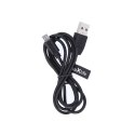 Maxlife kabel USB - microUSB 1,0 m 1A czarny