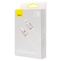 Baseus kabel Crystal Shine USB - Lightning 1,2 m 2,4A różowy