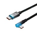 Baseus kabel MVP 2 Elbow USB-C - USB-C 2,0 m 100W czarno-niebieski