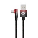 Baseus kabel MVP 2 Elbow USB - USB-C 2,0 m 100W czarno-czerwony