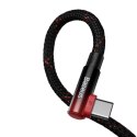 Baseus kabel MVP 2 Elbow USB - USB-C 2,0 m 100W czarno-czerwony