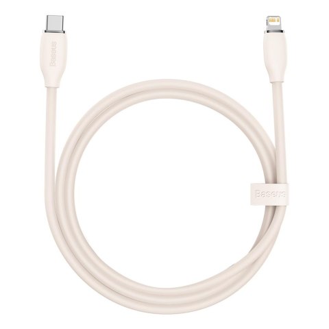 Baseus kabel Jelly Liquid PD USB-C - Lightning 1,2 m różowy 20W