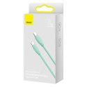 Baseus kabel Jelly Liquid PD USB-C - Lightning 2 m zielony 20W