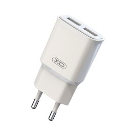 XO ładowarka sieciowa L92C 2x USB 2,4A biała + kabel microUSB