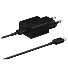 Samsung ładowarka sieciowa 15W UBS-C z kablem USB-C czarna