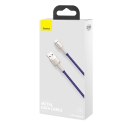 Baseus kabel Cafule Metal USB - Lightning 2,4A 2,0 m fioletowy