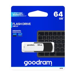 Goodram pendrive 64GB USB 2.0 czarno-biały