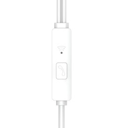 XO słuchawki przewodowe EP25 USB-C dokanałowe białe