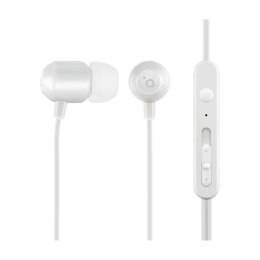 Acme Europe słuchawki przewodowe HE21W dokanałowe białe z mikrofonem