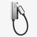 Baseus adapter L32 Lightning do Lightning - jack 3,5mm czarno-srebrny