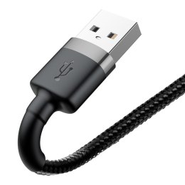 Baseus kabel Cafule USB - Lightning 2,0 m 1,5A szaro-czarny