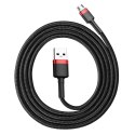 Baseus kabel Cafule USB - microUSB 1,0 m 2,4A czerwono-czarny