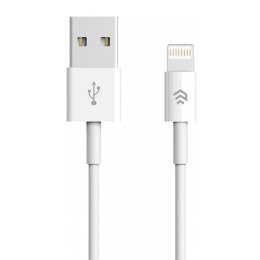 Devia kabel Smart USB - Lightning 1,0 m 2,1A biały