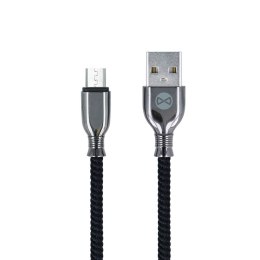 Forever kabel Tornado USB - microUSB 1,0 m 3A czarny