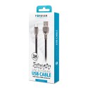 Forever kabel Tornado USB - microUSB 1,0 m 3A czarny