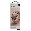 Pasek UNIQ Aspen do Apple Watch 40/38/41mm Series 4/5/6/7/8/SE/SE2 Braided różowy/grapefruit pink