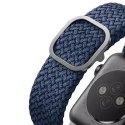 Pasek UNIQ Aspen do Apple Watch 44/42/45mm Series 4/5/6/7/8/SE/SE2 Braided niebieski/oxford blue