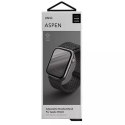 Pasek UNIQ Aspen do Apple Watch 44/42/45mm Series 4/5/6/7/8/SE/SE2 Braided szary/granite grey