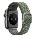 Pasek UNIQ Aspen do Apple Watch 44/42/45mm Series 4/5/6/7/8/SE/SE2 Braided zielony/cypress green