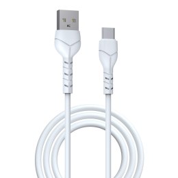 Devia kabel Kintone USB - USB-C 1,0 m 2,1A biały