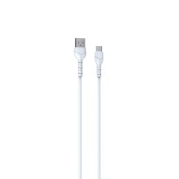 Devia kabel Kintone USB - USB-C 1,0 m 2,1A biały