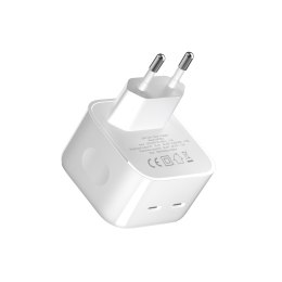 Devia ładowarka sieciowa Extreme PD 35W 2x USB-C biała