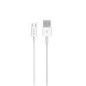 Devia ładowarka sieciowa Smart 1x USB 2,1A biała + kabel microUSB