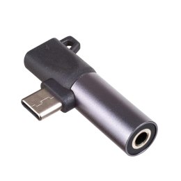 Akyga adapter AK-AD-62 USB type C (m) / USB type C (f) / Jack 3,5 mm