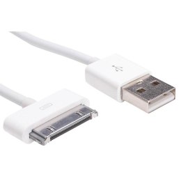 Akyga kabel USB AK-USB-08 USB A (m) / Apple 30 pin (m) ver. 2.0 1.0m