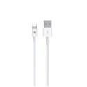 Devia ładowarka sieciowa Smart 1x USB 2,1A biała + kabel Lightning