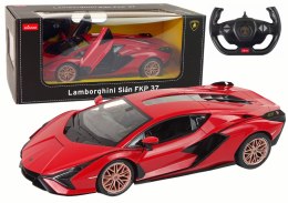 Auto R/C Lamborghini Sian FKP 37 Rastar 1:14 Czerwone Na Pilota