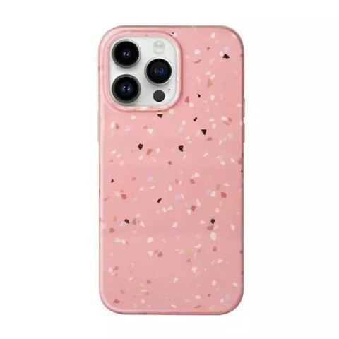 UNIQ etui Coehl Terrazzo iPhone 14 Pro Max 6,7" różowy/coral pink