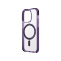 UNIQ etui Combat iPhone 14 Pro Max 6,7" Magclick Charging purpurowy/fig purple