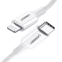 Kabel UGREEN przewód MFi USB Typ C - Lightning 3A 0.5 m biały (US171)