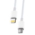 Maxlife kabel MXUC-05 USB-C - Lightning 2,0 m 20W biały