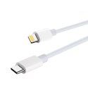 Maxlife kabel MXUC-05 USB-C - Lightning 2,0 m 20W biały