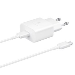 Samsung ładowarka sieciowa 15W USB-C z kablem USB-C biała