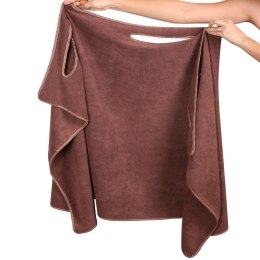 Ręczniko - Szlafrok brąz ręcznik kilt do sauny SPA