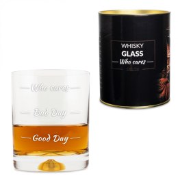 Szklanka do whisky Who cares wieczór kawalerski