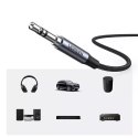 Kabel UGREEN audio stereo AUX 3,5 mm mini jack - USB Typ C do telefonu tabletu 1m czarny (CM450 20192)