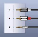 Kabel UGREEN przewód audio 3,5 mm mini jack - 2RCA 2 m czarny (AV116 10584)