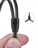 Kabel UGREEN przewód audio 3,5 mm mini jack - 2RCA 2 m czarny (AV116 10584)