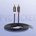 Kabel UGREEN przewód audio 3,5 mm mini jack - 2RCA 2 m czarny (AV116 10584)