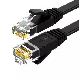 Płaski kabel sieciowy UGREEN LAN Ethernet Cat. 6 0,5m czarny (NW102)