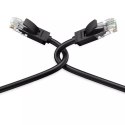Płaski kabel sieciowy UGREEN LAN Ethernet Cat. 6 12m czarny (NW102)