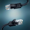Płaski kabel sieciowy UGREEN LAN Ethernet Cat. 6 12m czarny (NW102)
