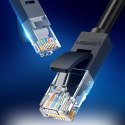 Płaski kabel sieciowy UGREEN LAN Ethernet Cat. 6 5m czarny (NW102)