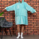 Bluzair Bluza Koc Hoodie Oversize Polska Jasnoszara