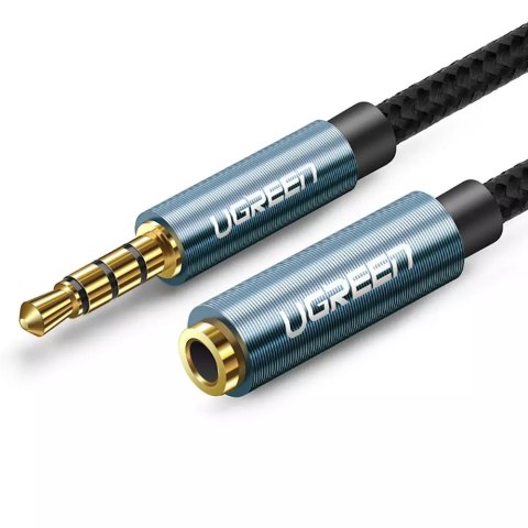 Kabel UGREEN adapter przedłużacz AUX mini jack 3,5 mm 2m niebieski (AV118)